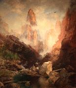 Thomas Moran Mist in Kanab Canyon France oil painting artist